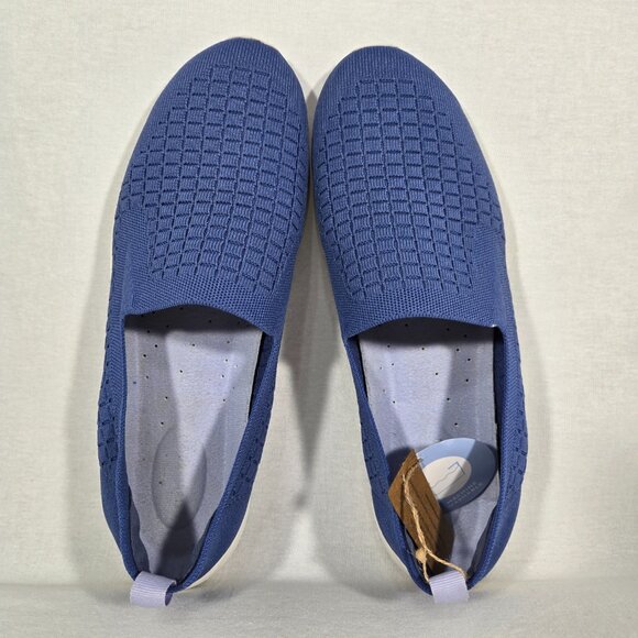 EASY SPIRIT ECO Arch Support Orthotic BLUE Walking Comfort Sneaker Shoe Size 12M - Picture 7 of 17